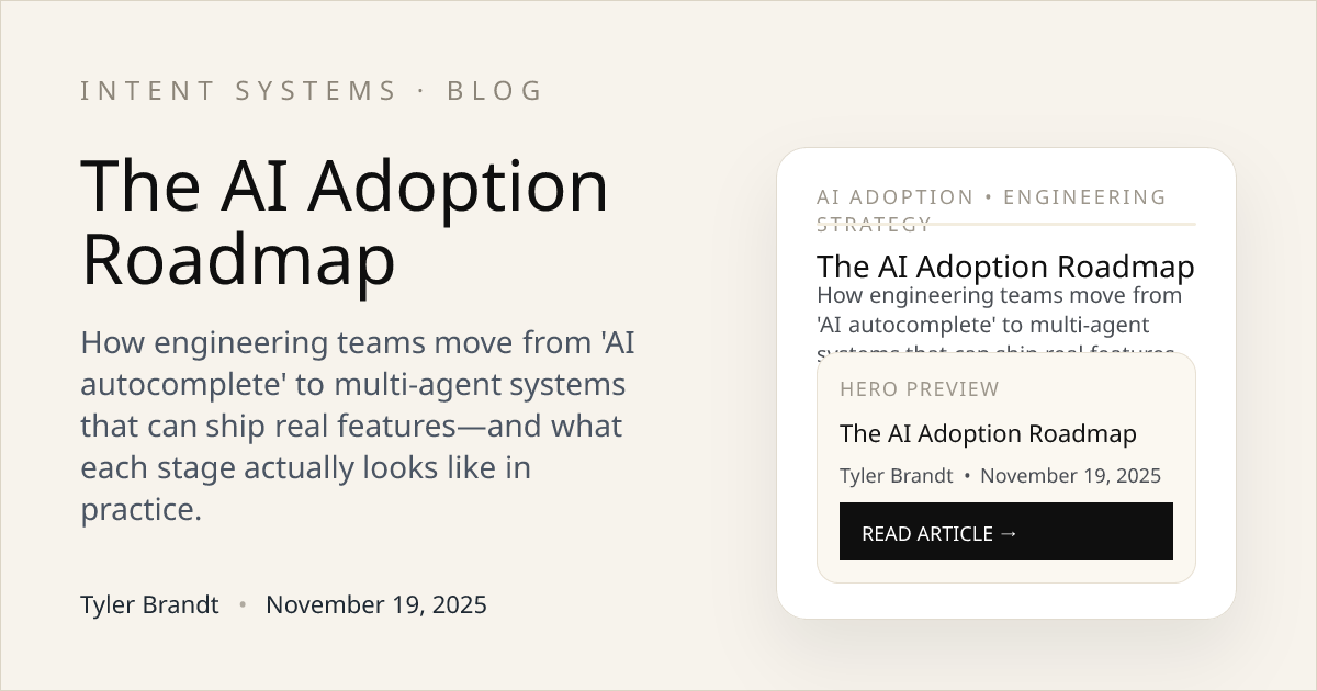 AI Adoption Roadmap